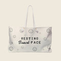 The Resting Beach Face Weekender