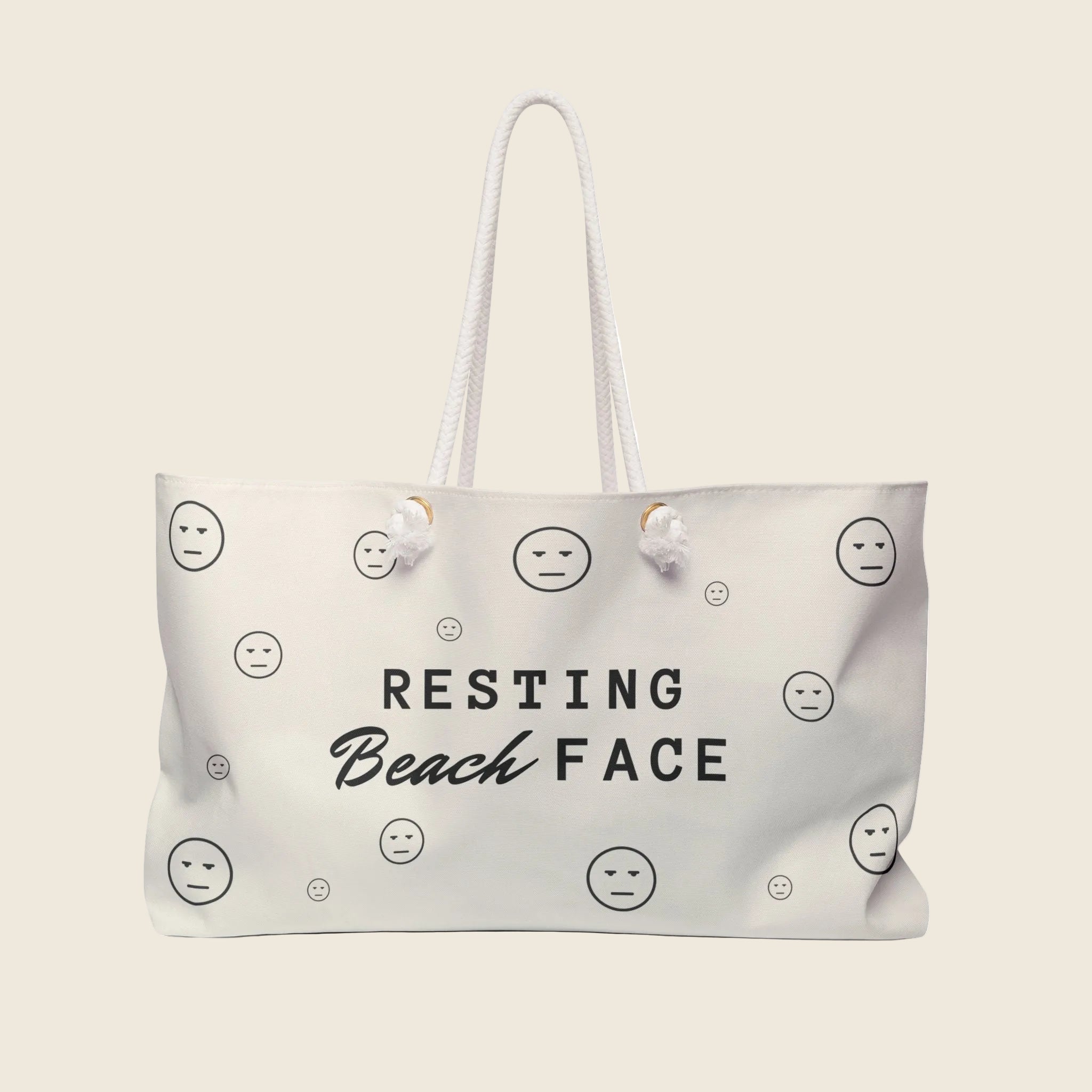 The Resting Beach Face Weekender