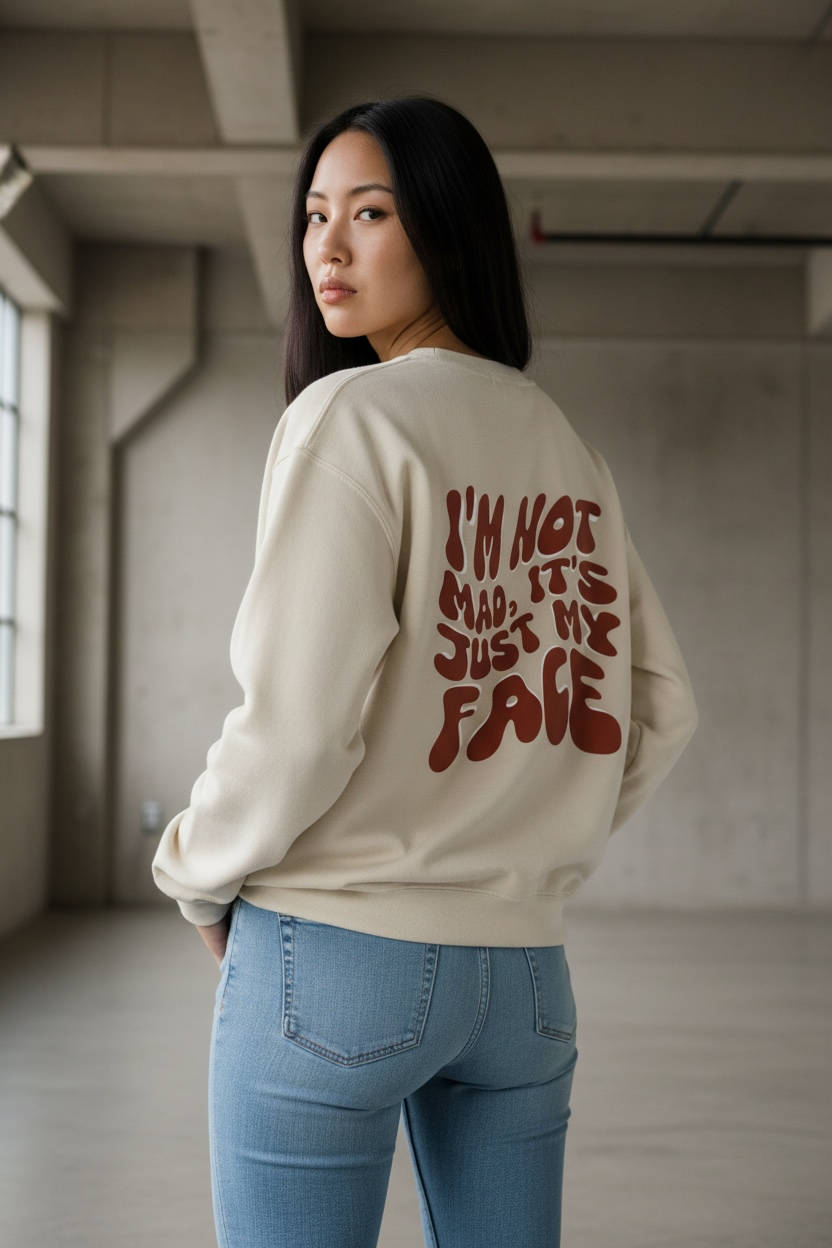 It's Just My Face Crewneck