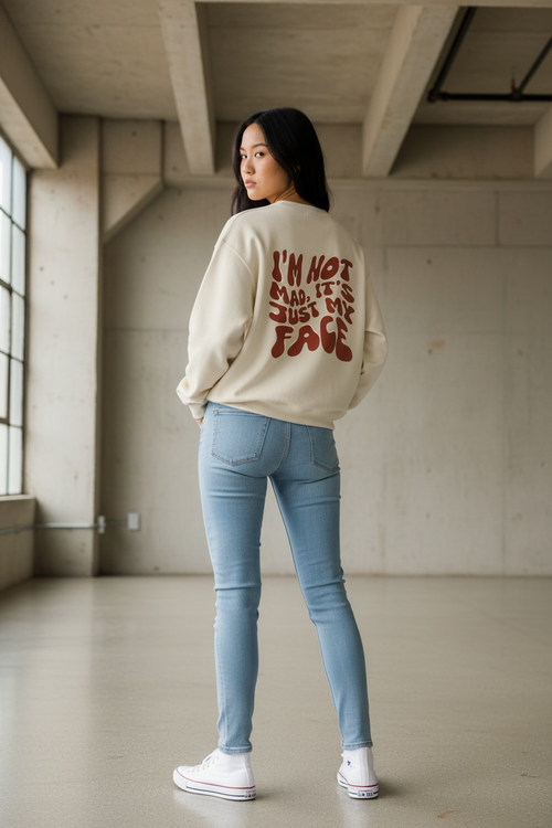 It's Just My Face Crewneck