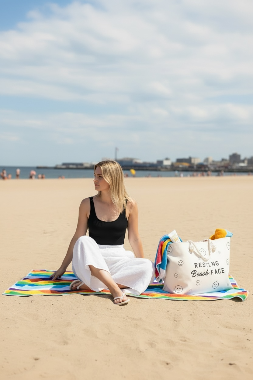 The Resting Beach Face Weekender