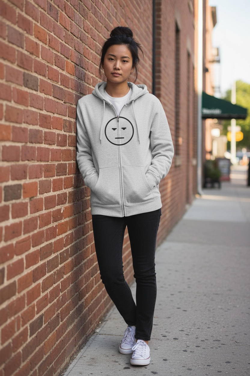 The Selective Smile Zip Up